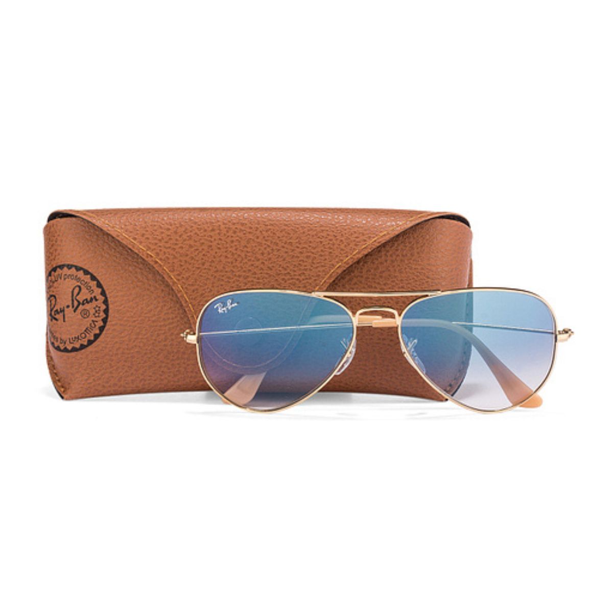 "Rayban 3025 001/3F  UV Protection Fashionable  Aviator Sunglasses At Optorium"