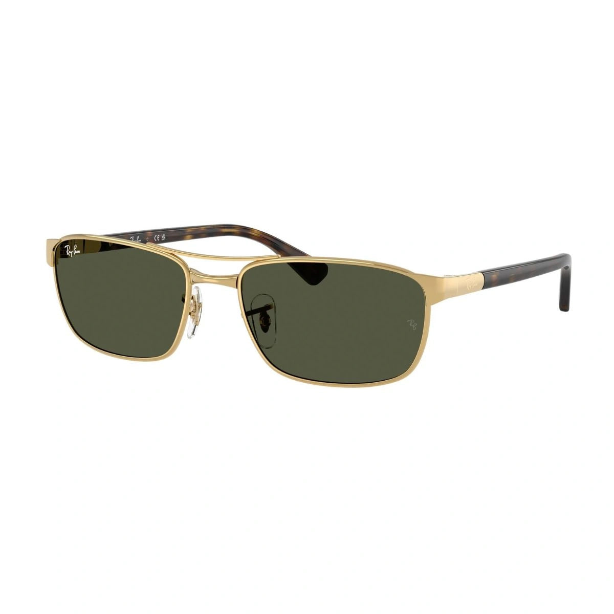 Luxury Ray-Ban RB3778 Italian gold frame sunglasses with UV-protection lenses