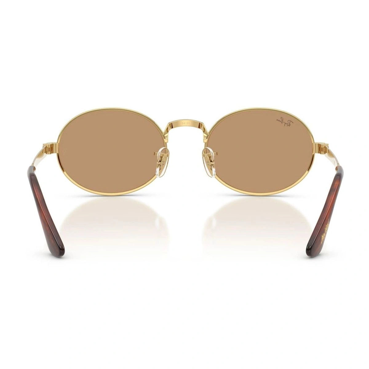 Premium RayBan RB3931 unisex oval sunglasses with brown crystal lenses