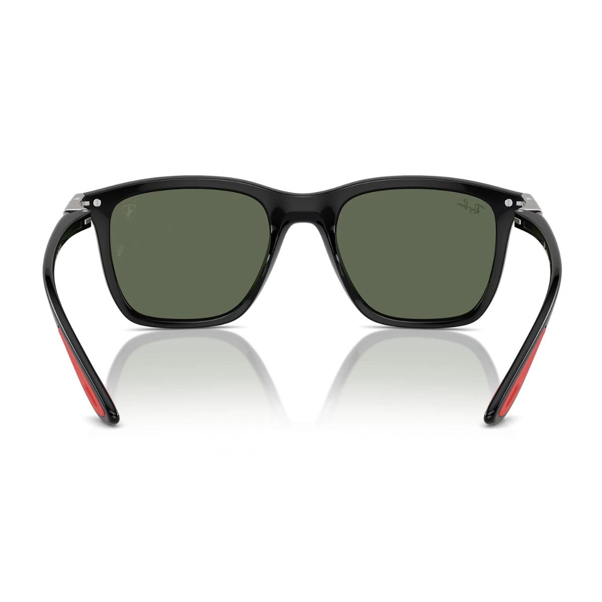 Luxury Ray-Ban Scuderia Ferrari eyewear with stylish green lens technology