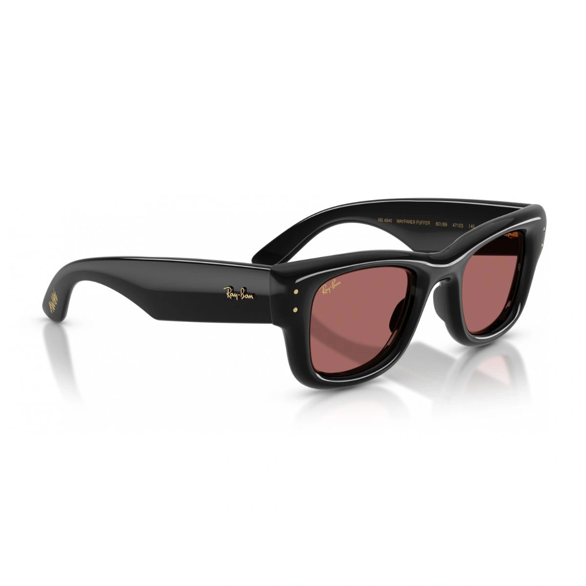 Premium RayBan A$AP Wayfarer Puffer Designer Goggles with Violet UV Lenses