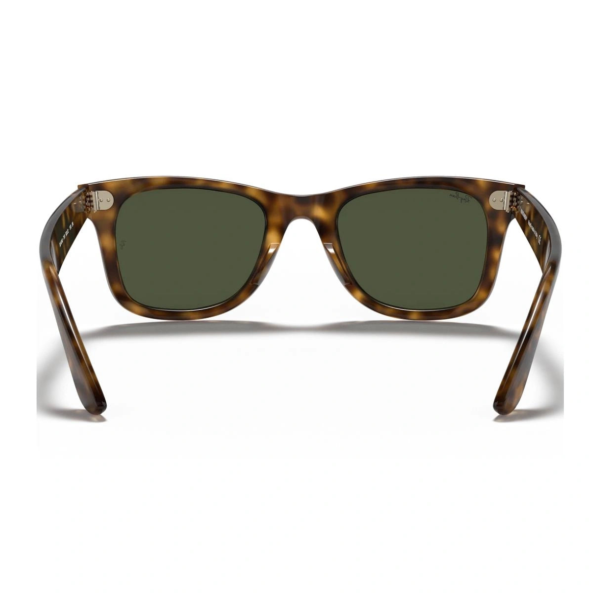 Premium wayfarer sunglasses Havana frame clean lens detail