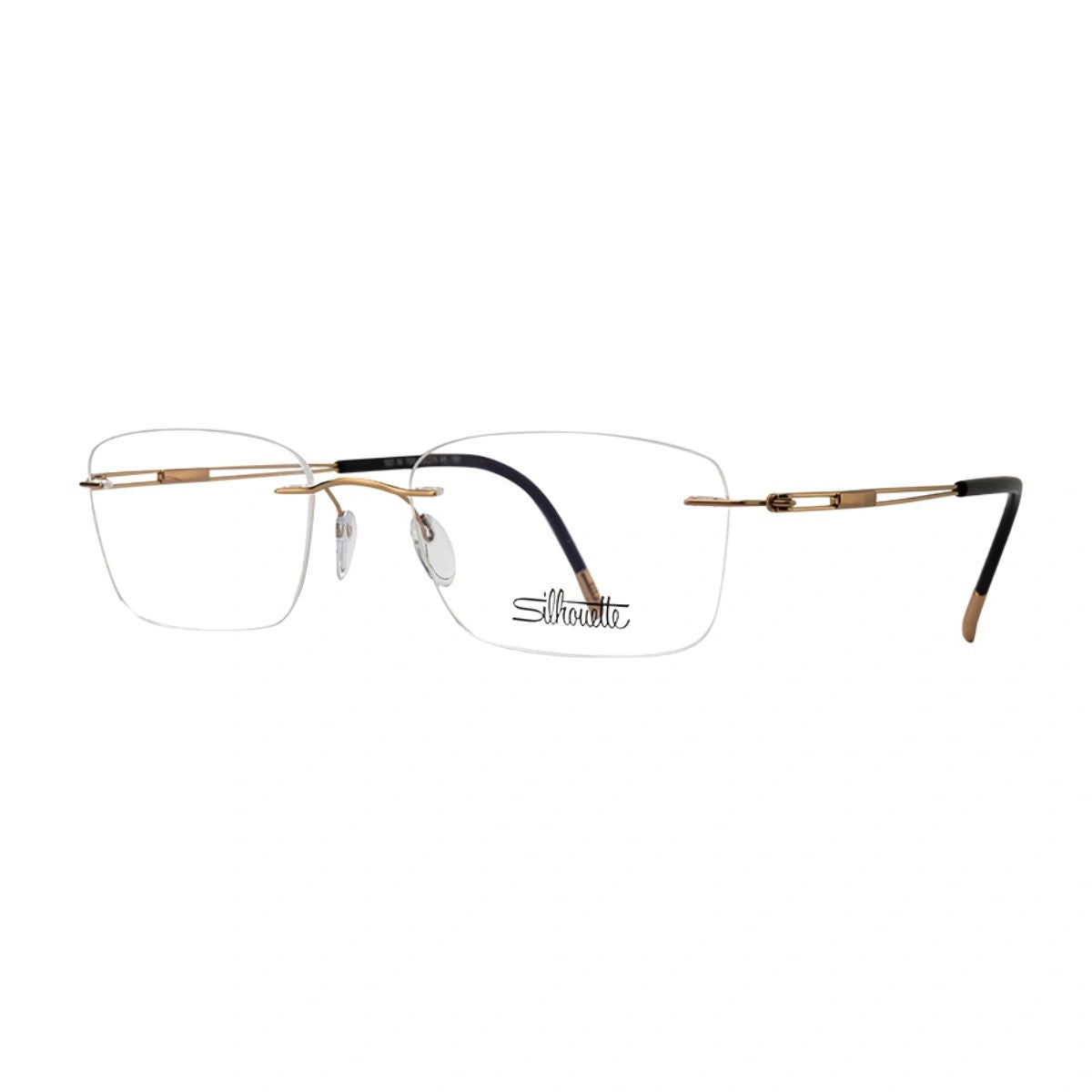 Premium Silhouette 5521 AV 7530 prescription spectacles with titanium temples