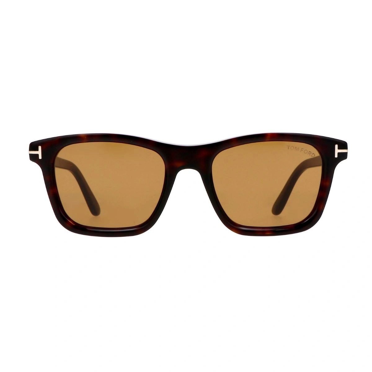 Tom Ford Barron TF1179 dark Havana square sunglasses with brown lenses
