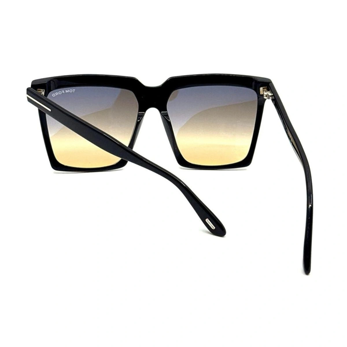 TOM FORD Sabrina 01B square frame sunglasses with anti reflective lenses