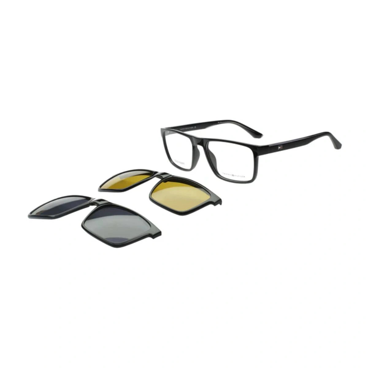 UV Protected Tommy Hilfiger TH1116 C1 Black Square Designer Goggles