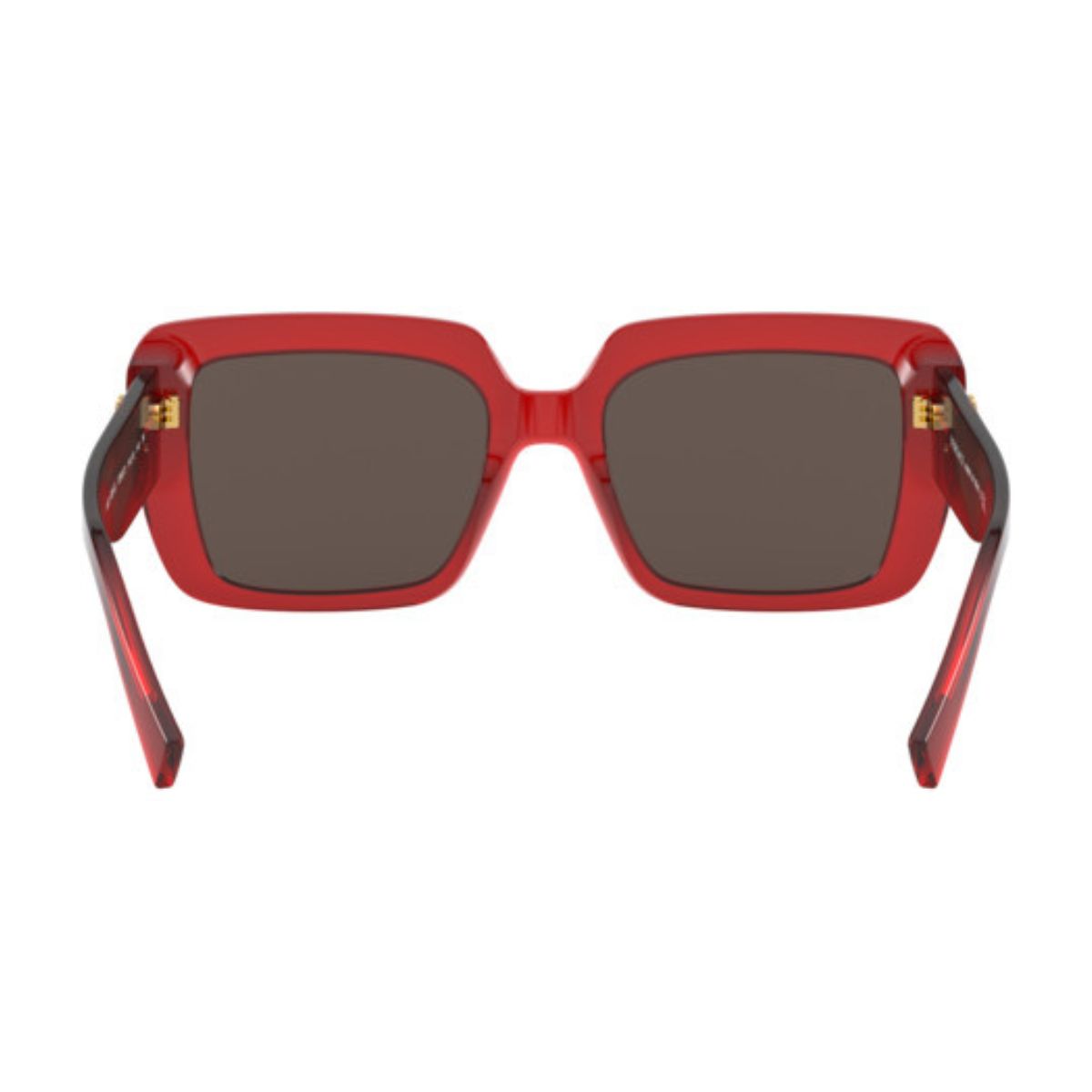 "Stylish Versace 4384 5280/73 sunglasses for women from Optorium. Rectangle shape, full frame, UV protection. Vibrant red temples, trusted Optorium name."