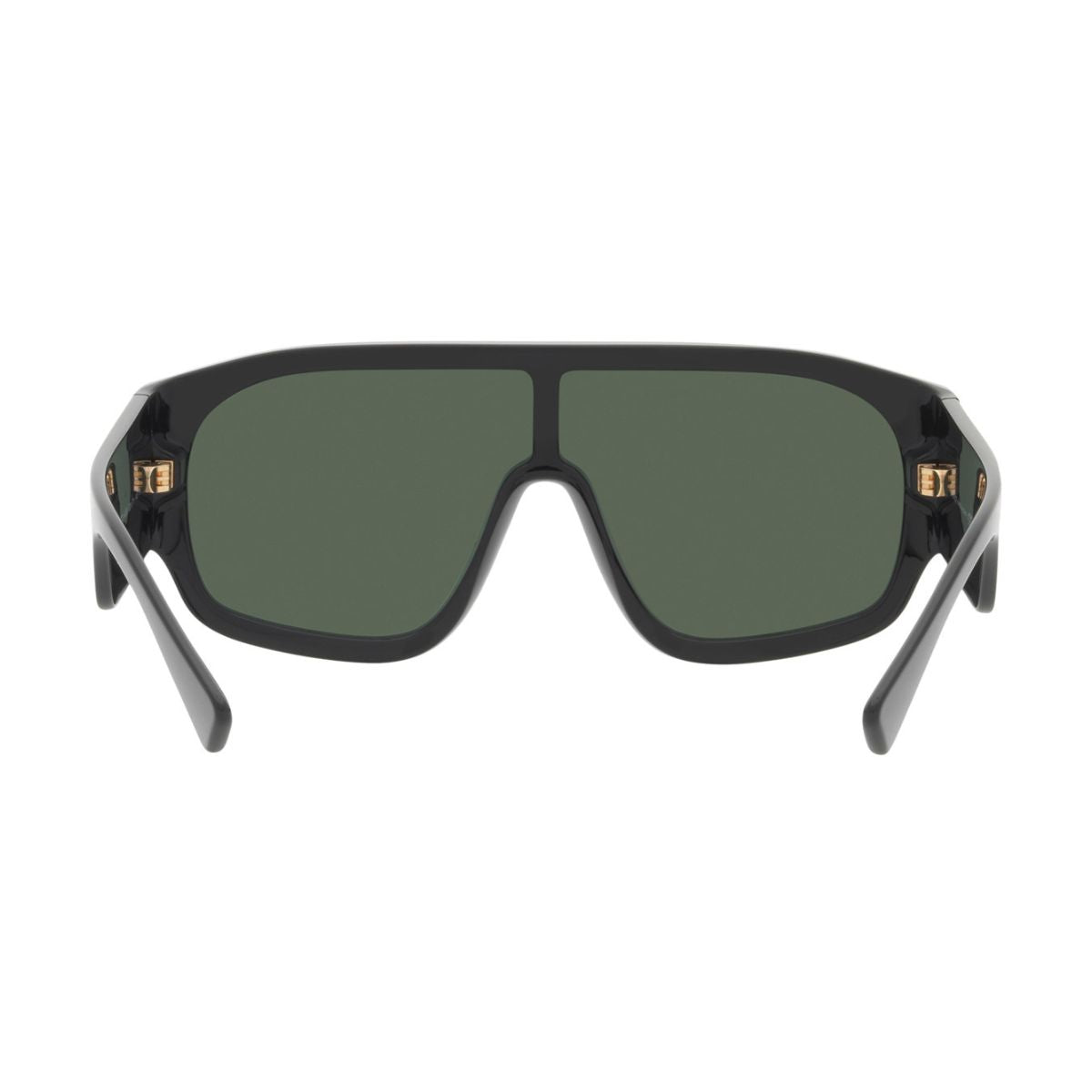 "Find fashionable Versace 4439 GB1/71 Sunglasses for Men & Women at Optorium - sleek square shape in gold and black, durable polycarbonate, UV protection."