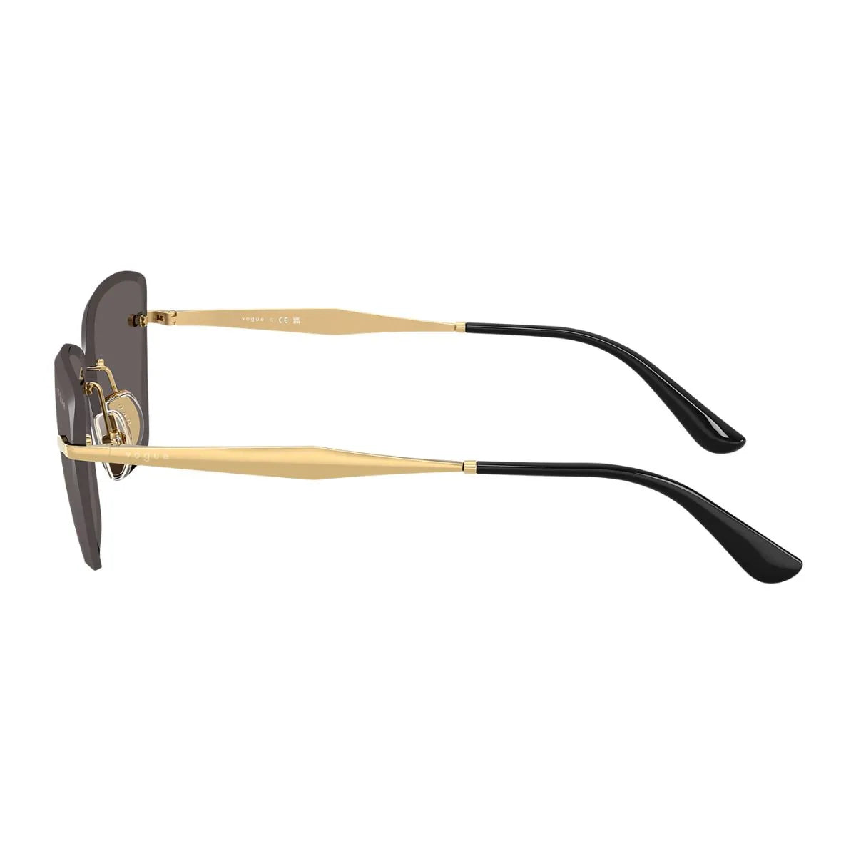 Vogue gold and black colour attractive temple sunglasses VO 4332-S 280/87 at Optorium