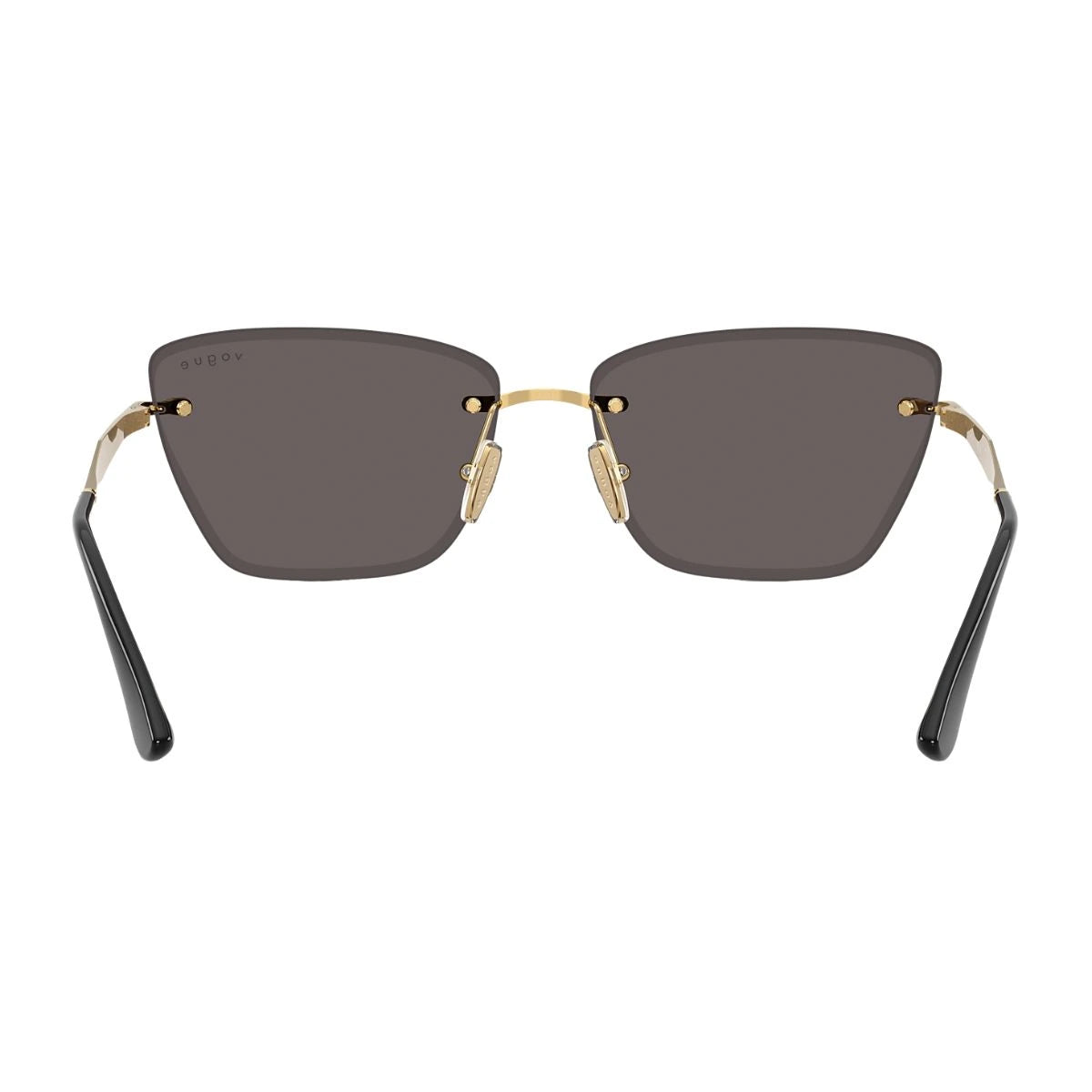 Elegant Vogue rimless designer sunglasses side profile for women VO 4332-S 280/87 at Optorium