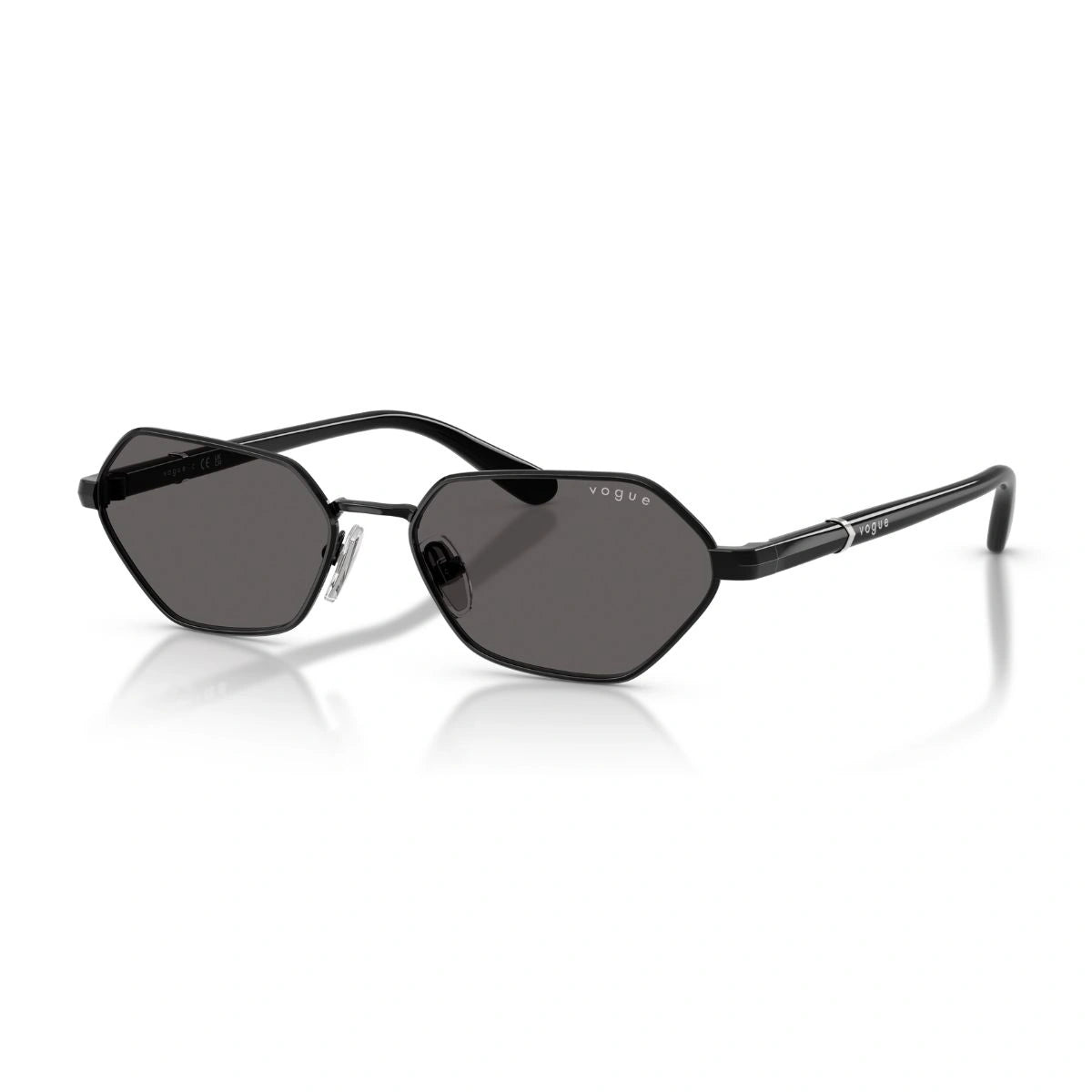 Authentic Vogue VO4349-S women's black geometric sunglasses India