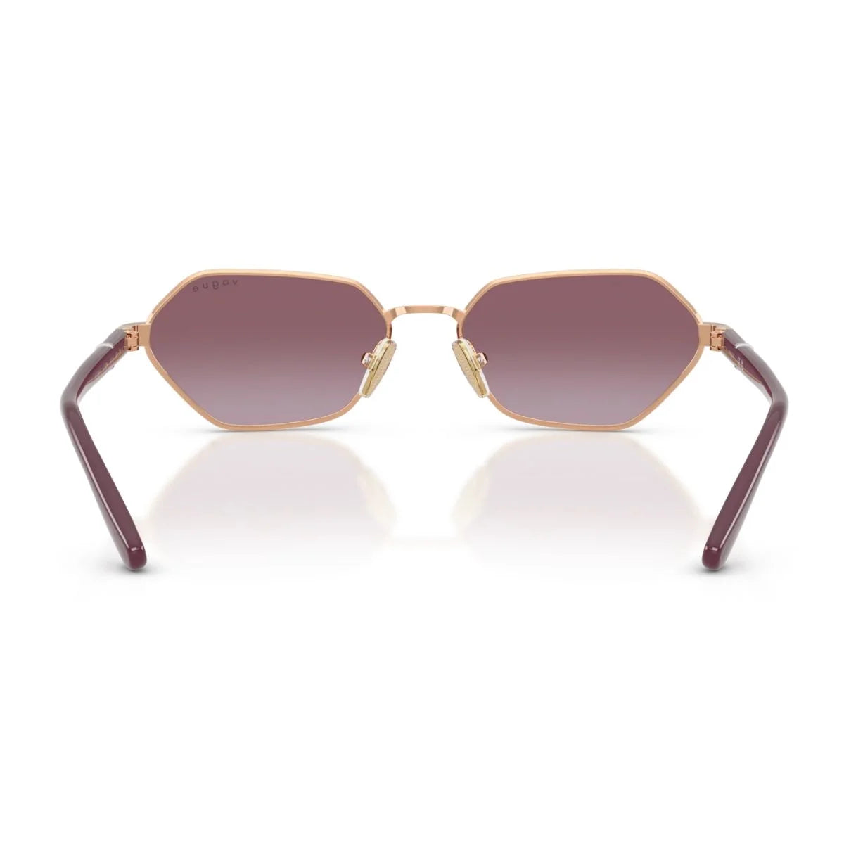 Elegant Vogue VO4349S 51528H women’s sunglasses with purple temples