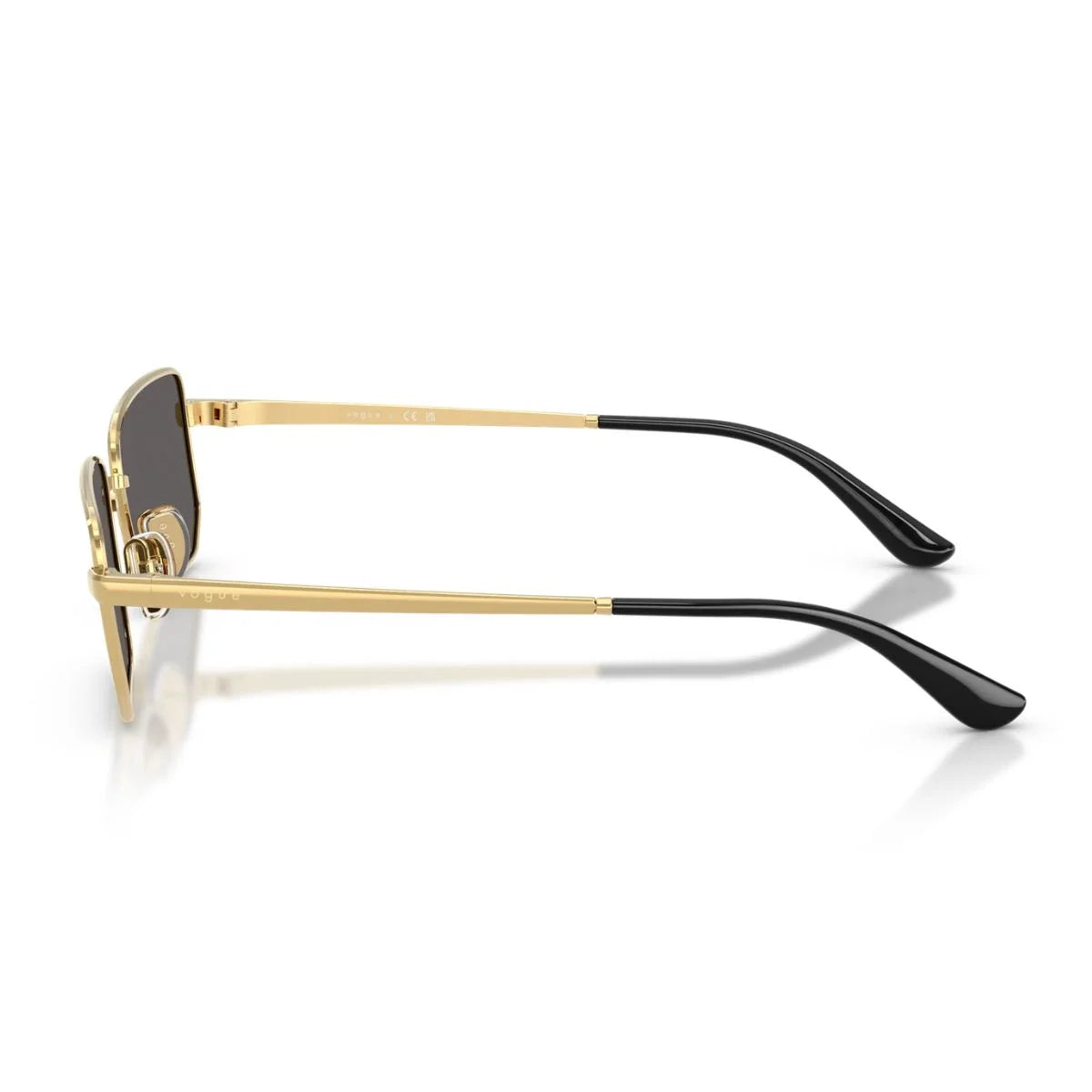Vogue VO4352S 280/87 full-rim geometric sunglasses with dark smoke lenses