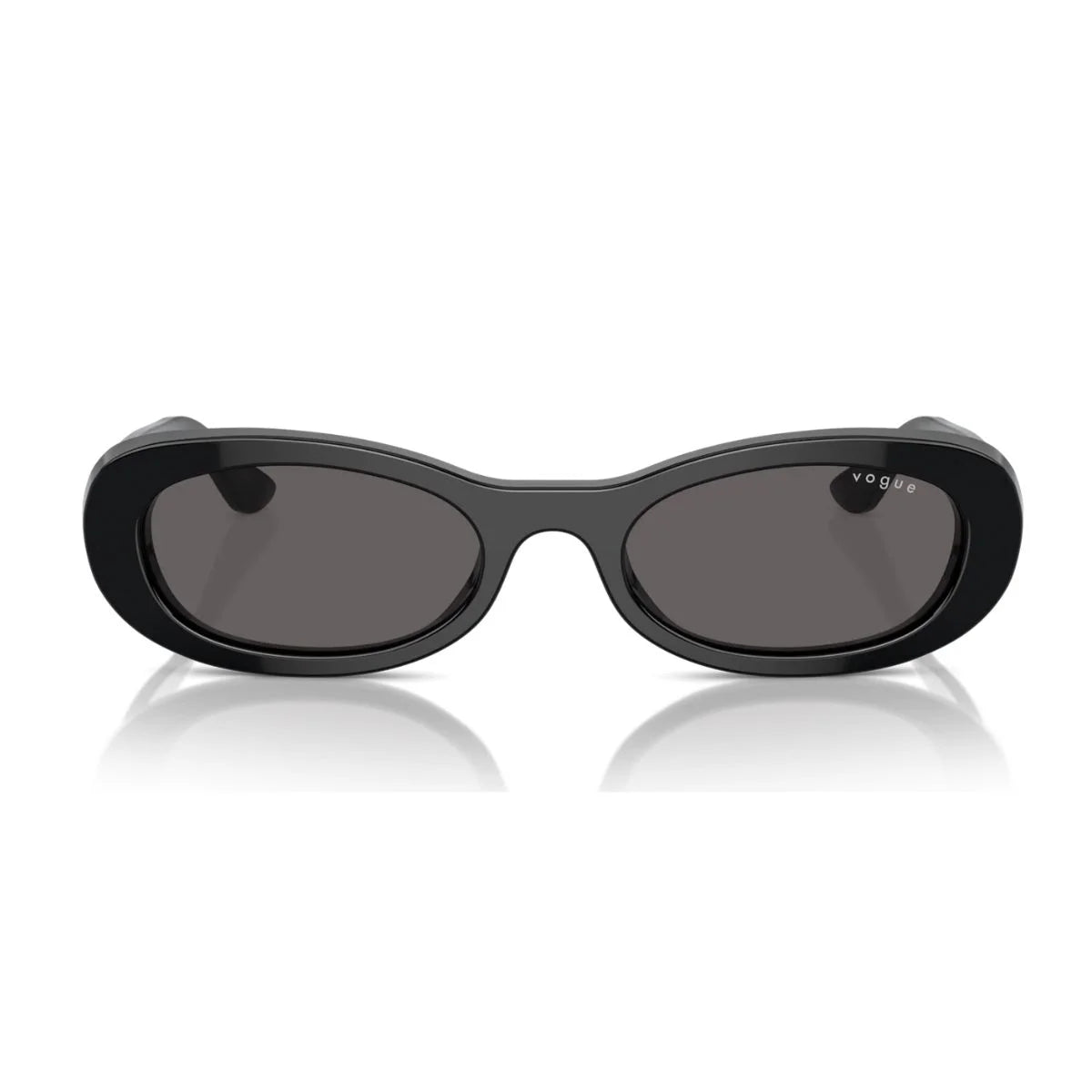 Iconic Vogue VO5582S black sunglasses featuring an elegant oval frame