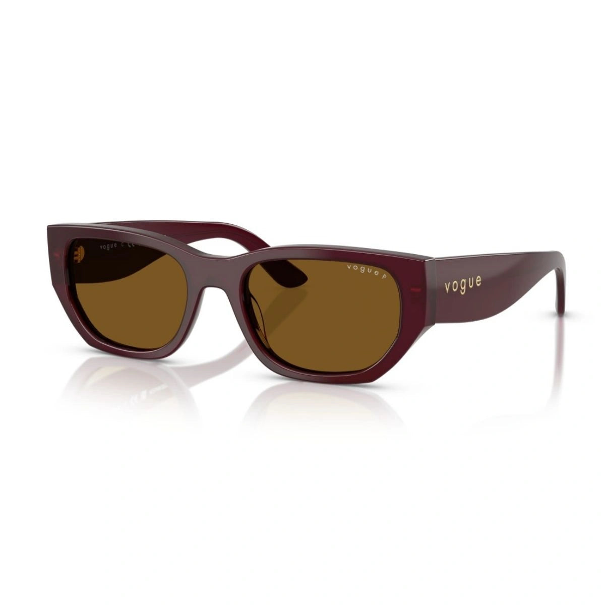 Explore VOGUE VO5586-S brown polarized UV-protection cat-eye eyewear