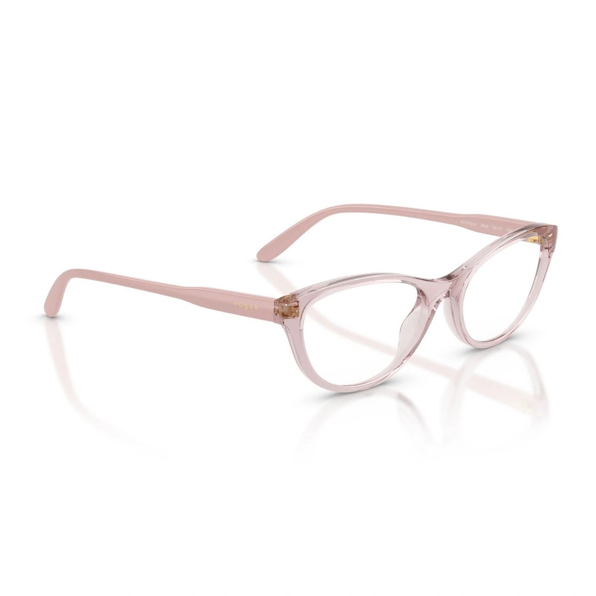 Women’s Vogue VO5703U designer pink full-rim cat-eye eyeglasses