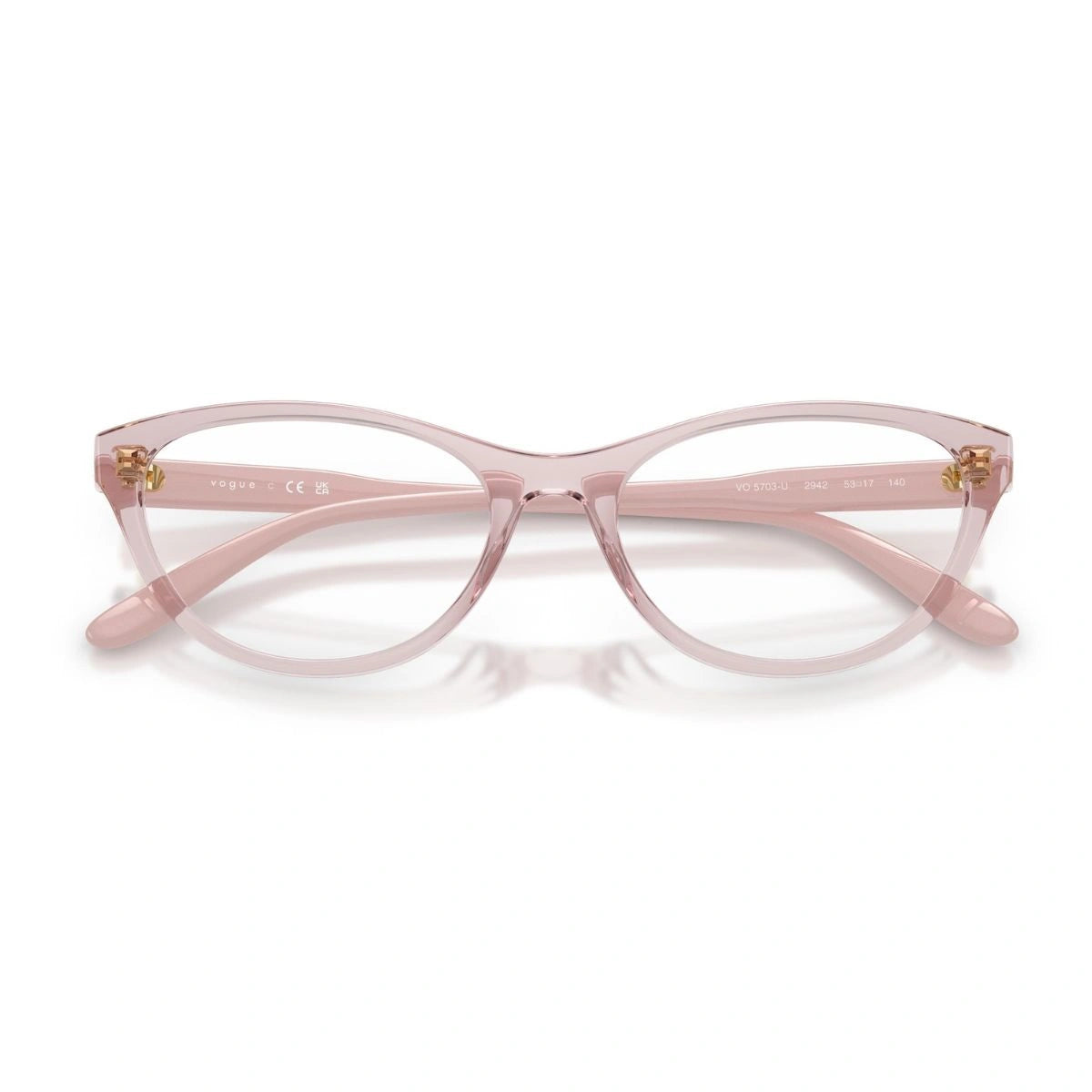 Authentic Vogue VO5703U pink acetate cat-eye optical glasses