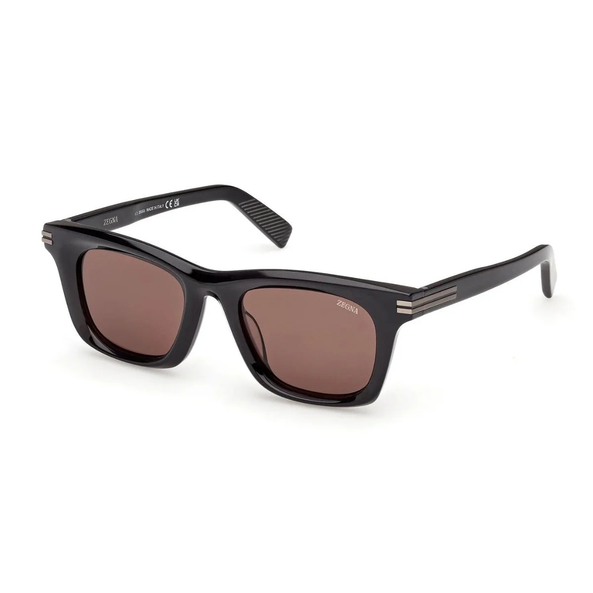 ZEGNA EZ0270 20E luxury sunglasses with brown UV-protection lenses