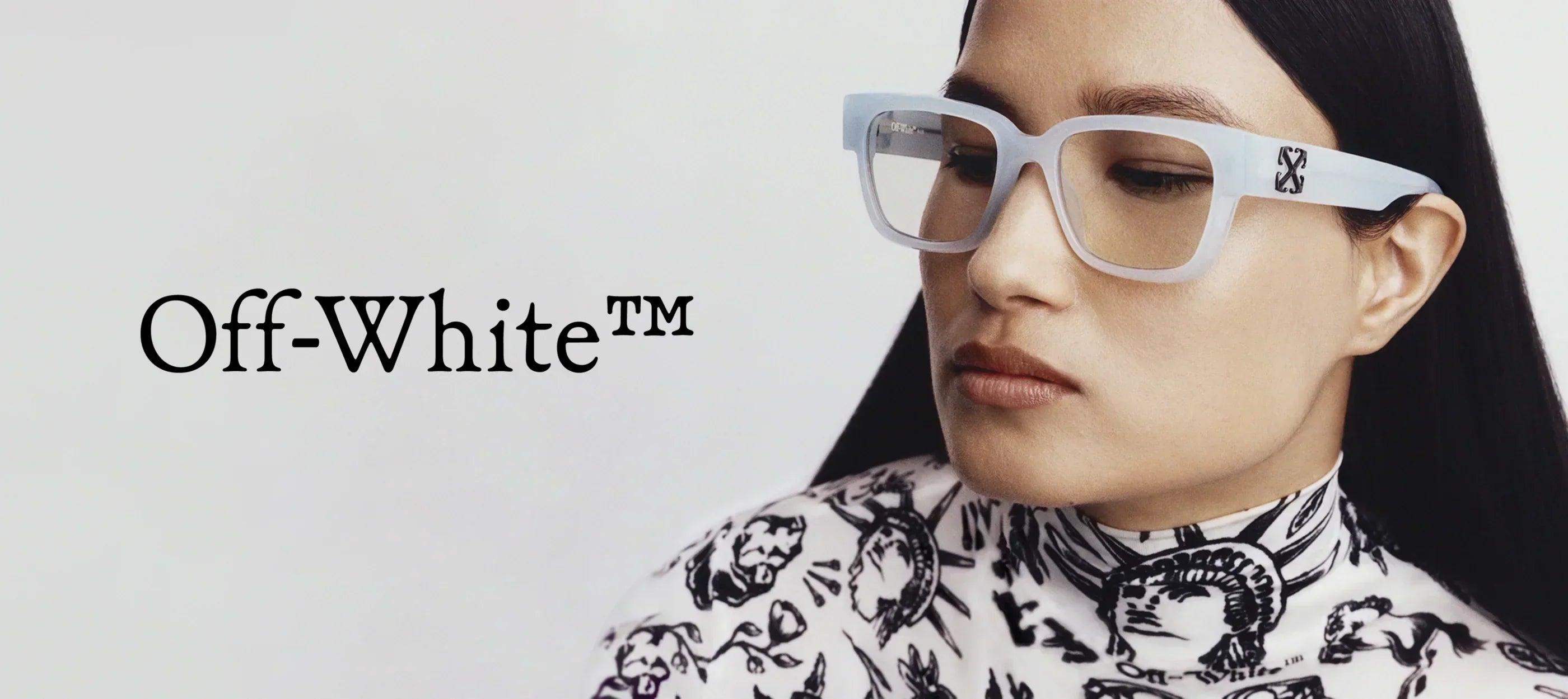 OFF-White at Optorium Hyderabad India Premium Luxury Sunglasses Optical Frames prescription glasses for Men & Women at the best prices located at Banjara Hills, Gachibowli, Secunderabad & Kukatpally