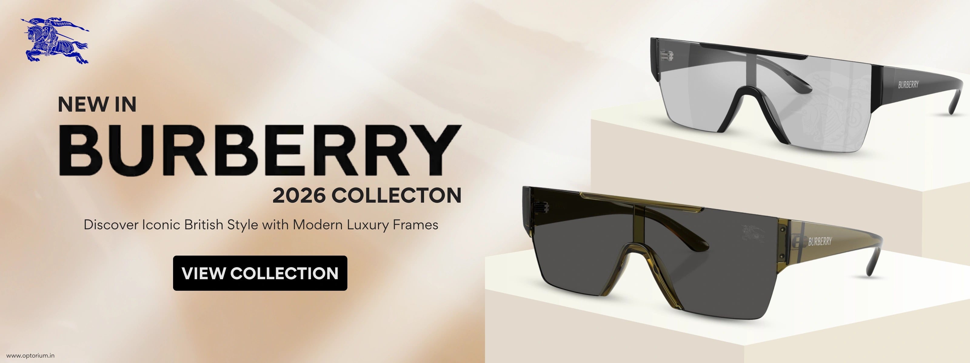 Latest Burberry 2026 Sunglasses Collection In Online At Optorium | Authentic Burberry Shades