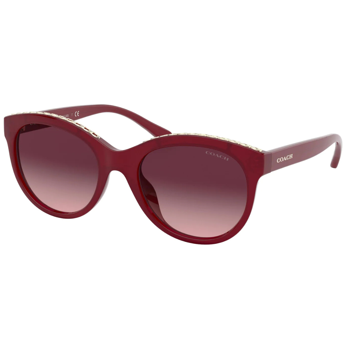 Amazon.com: Coach HC7157D Sunglasses, Transparent Berry/Purple Clear  Gradient, 58 mm : Clothing, Shoes & Jewelry