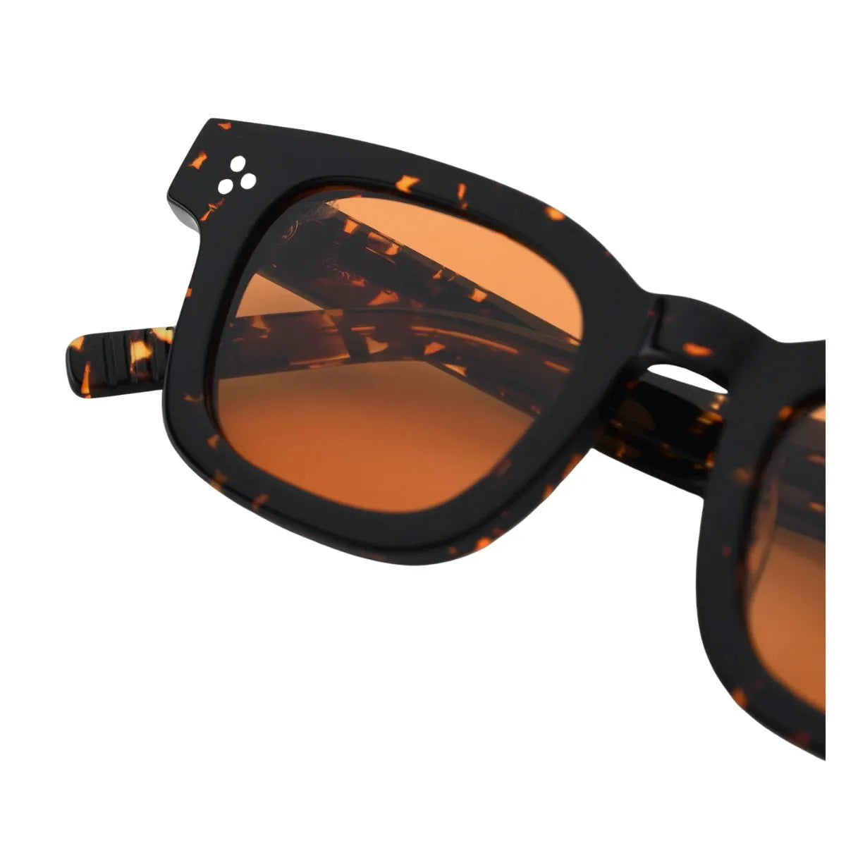 AKILA sunglasses engraved temple design square frame