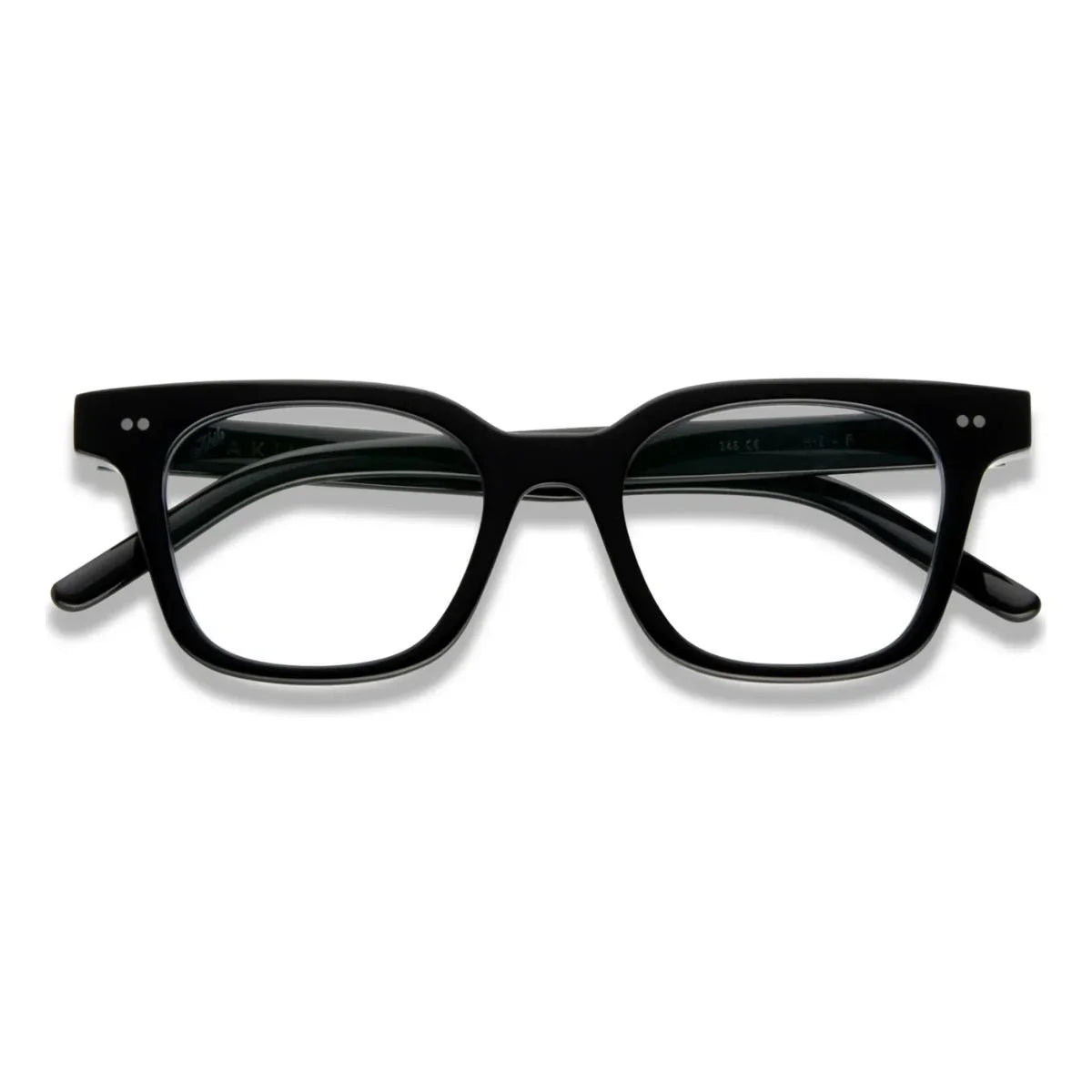 Akila eyewear, Akila glasses, square shape, Akila eyeglasses, Akila HI-FI Frame V 2020 01 09 in black color, Akila optical frame for men & women, acetate designer frame optorium