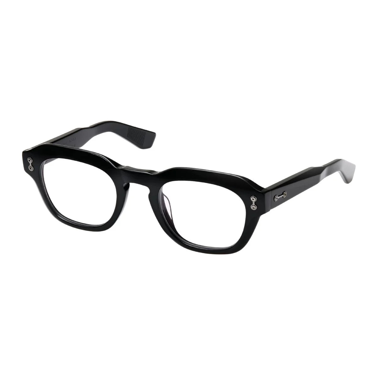 Luxury Akoni Blaze AKX 514A BLK black colour full frame eyeglasses for unisex | Optorium