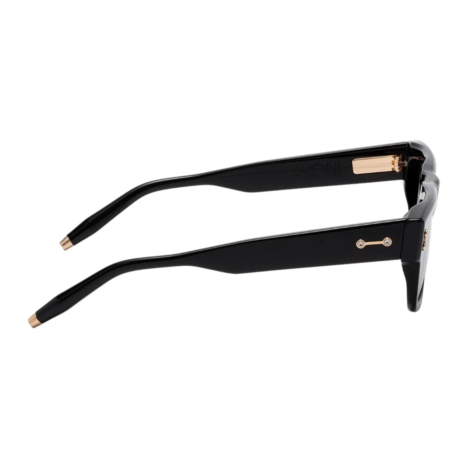 Akoni AKS 101A BLK men goggles square sunglasses black luxury eyewear at Optorium
