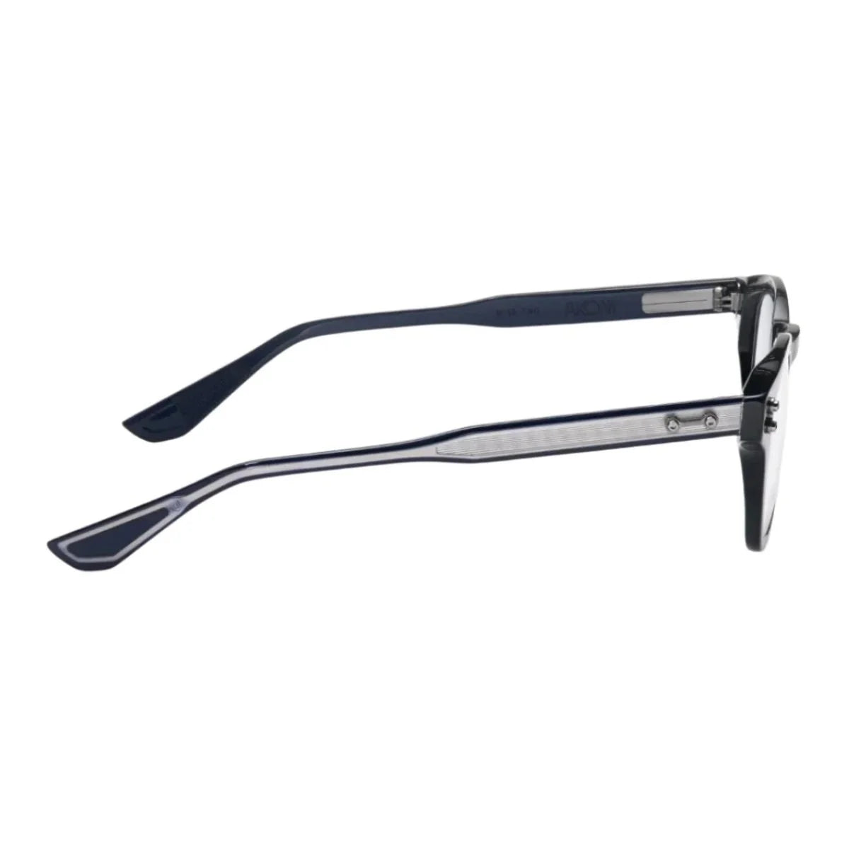 TrendyAkoni Wise Two AKX AKX 516C BLU-BLK men and women full frame prescription glasses at Optorium