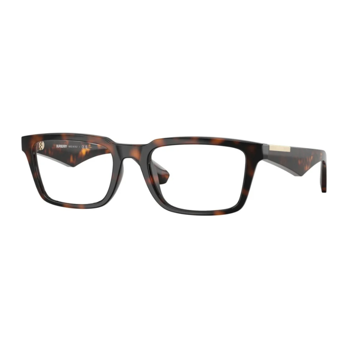 Designer Burberry Havana eyeglasses BE2428U 3002 featuring classic rectangular shape for men – Optorium.