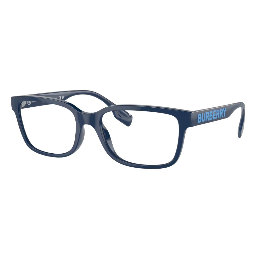 "Optorium presents Burberry 2379U Blue Rectangle Shape Optical Glasses for Men - Elegant and trendy eyewear with free shipping all over India."