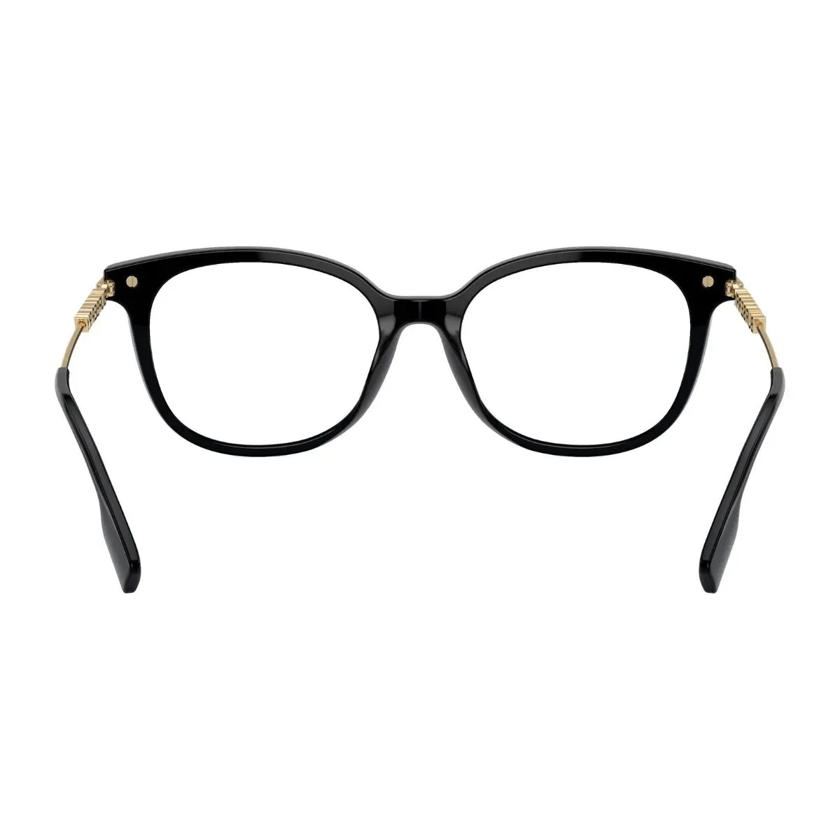 Buy Burberry BE2391 3001 eyeglass frame in India, a high-fashion prescription-ready frame combining British elegance and bold square lines. Optorium