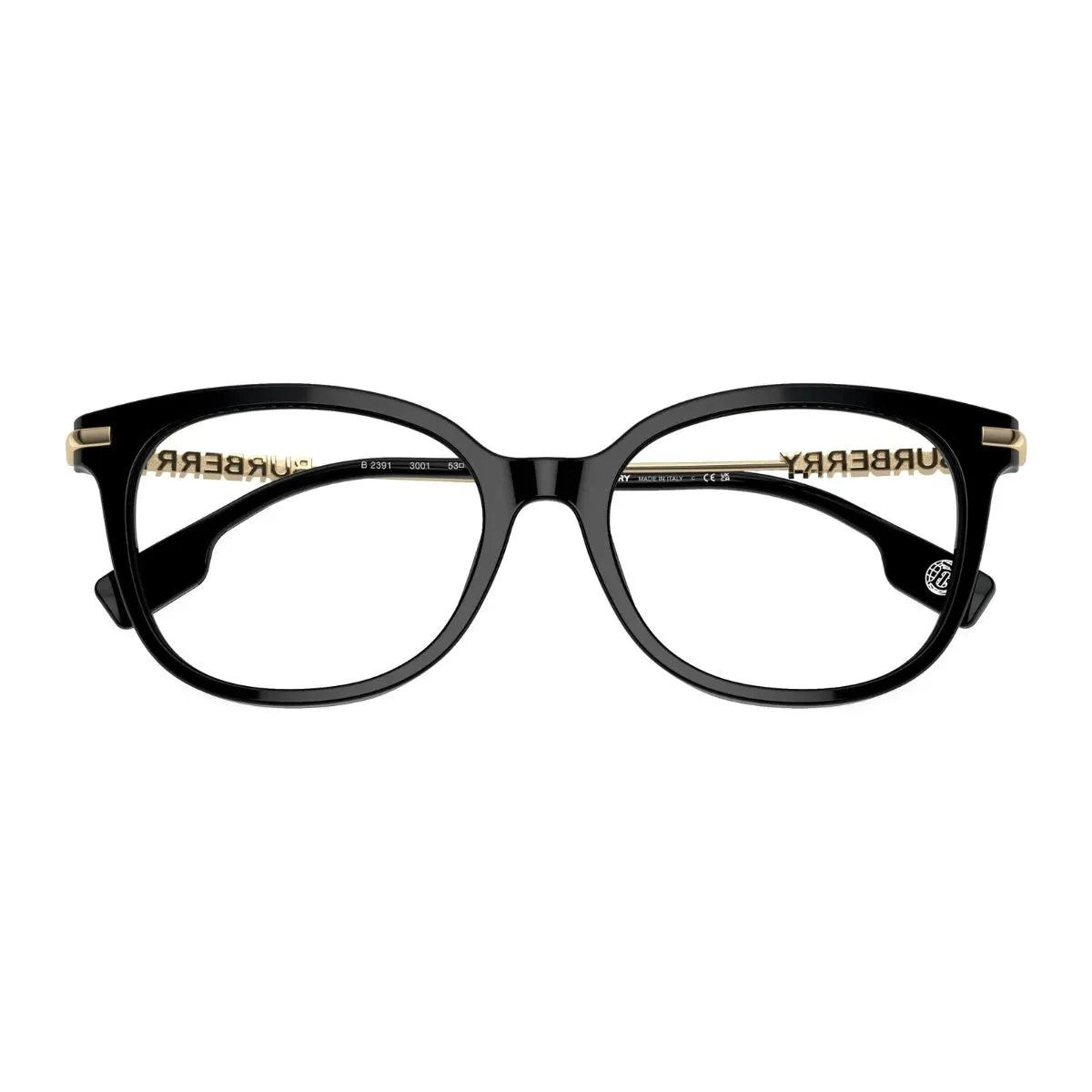 Shop Burberry BE2391 3001 frame black square eyeglasses, crafted in premium acetate-metal for women best designer frames with a modern edge. Optorium