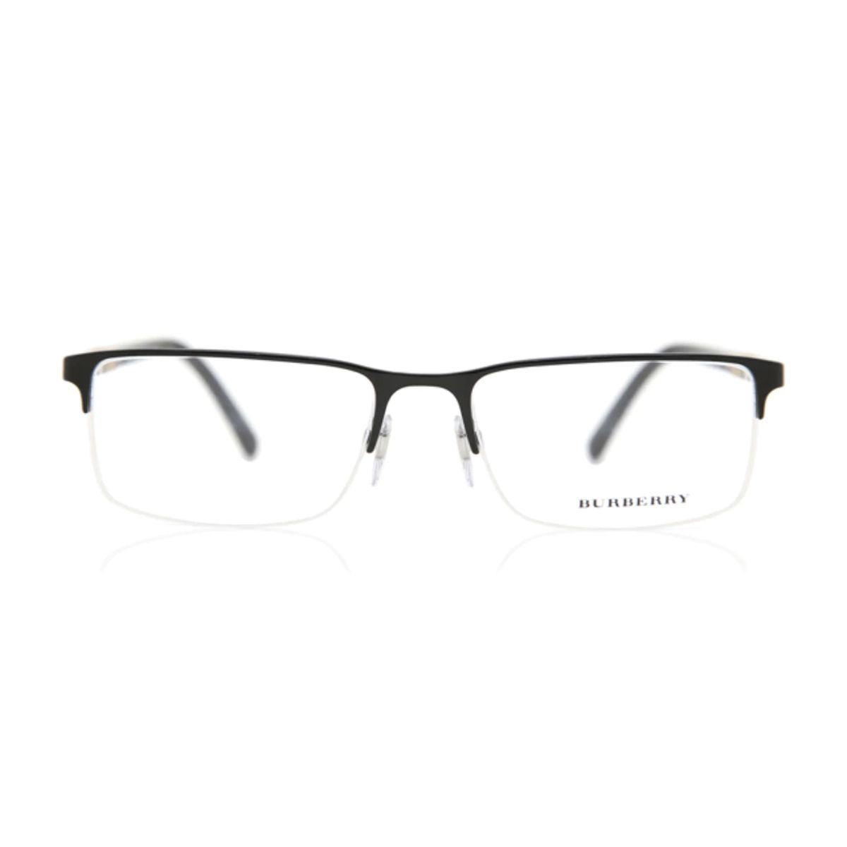 Burberry Frame B1282 1001 stylish black optical frames, rectangular shape, lightweight design for men and women – shop online at Optorium.