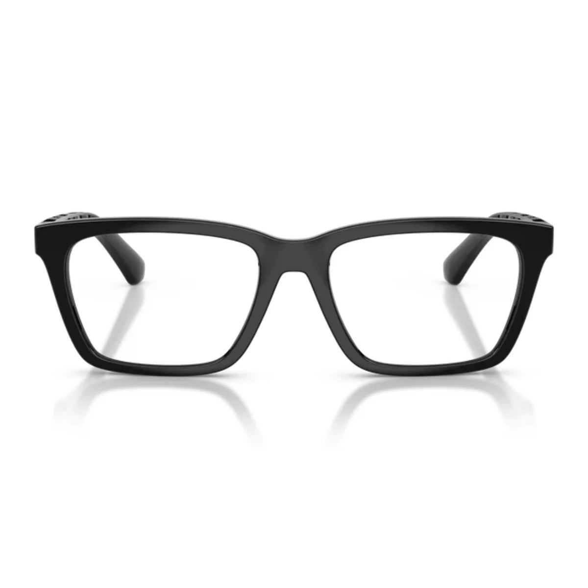 Burberry B 2446-U 3001 luxury men’s black full-frame Rectangle eyeglasses – Optorium