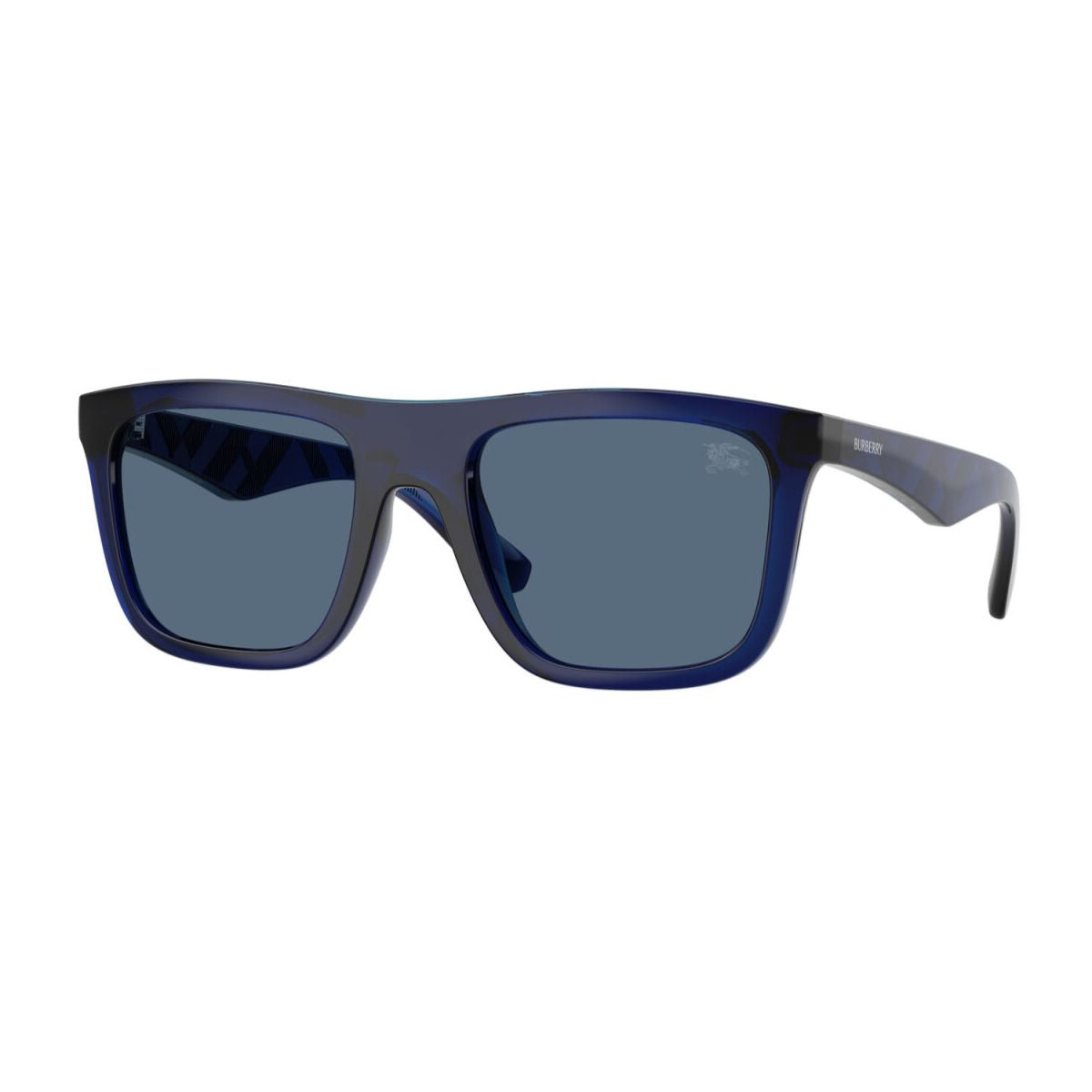 These Burberry sunglasses B4458-U 4110/80 offer a modern blue frame and high-quality lenses, perfect for men’s fashion. Find Burberry eyewear online at Optorium.
