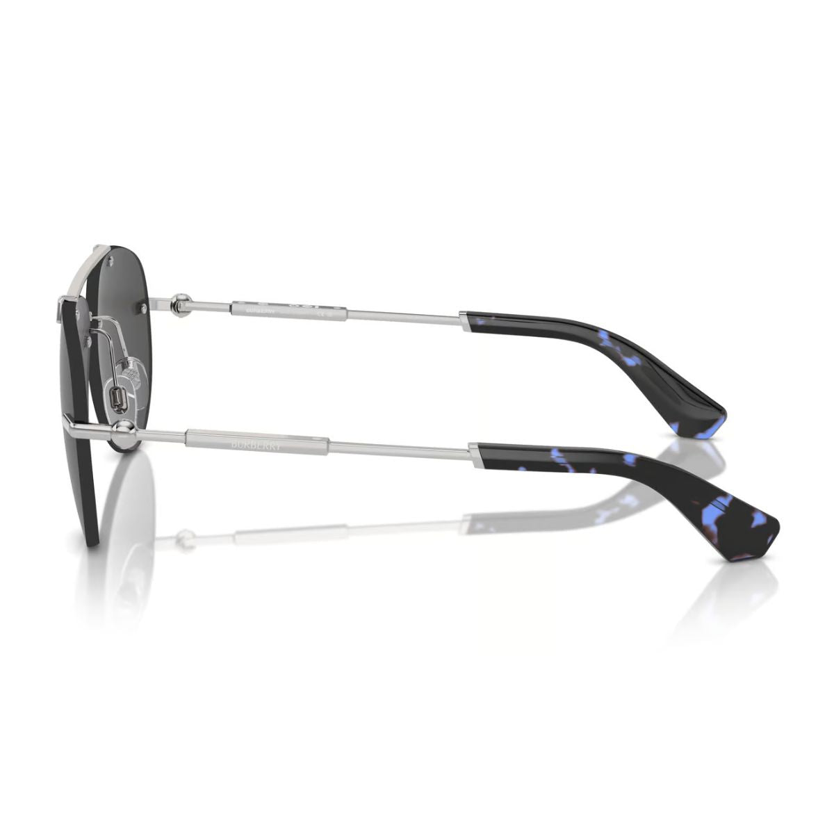 Luxury Burberry B 3151 1005/87 aviator sunglasses with Silver frame & grey lenses. Perfect for daily wear. Order now at Optorium for the best deals!