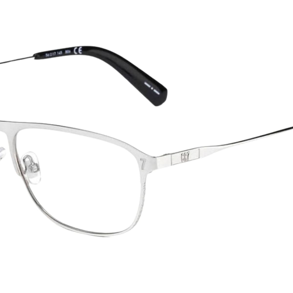 "Cristiano Ronaldo CR7008O.075.000 silver optical frame, perfect for modern style, at Optorium."
