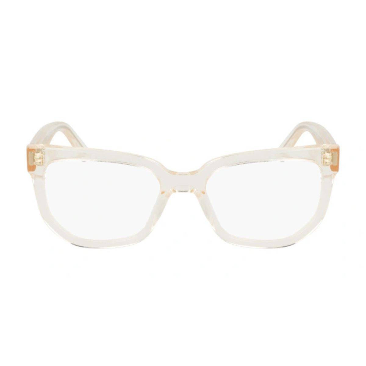 Calvin Klein Jeans CKJ24615 011 frame for women, crystal to rose rectangle design. Available online at Optorium.
