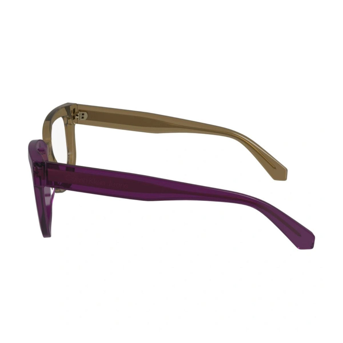 Calvin Klein Jeans CKJ24615 208 eyeglasses, UV reactive rectangle frame for women. Available at Optorium.
