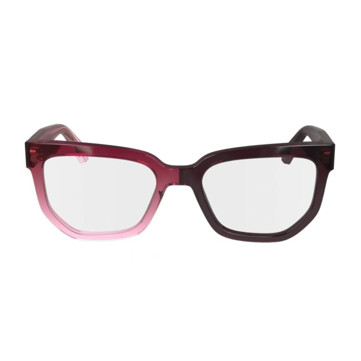 Calvin Klein Jeans CKJ24615 602 frame for women, rose to wine rectangle design. Available online at Optorium.
