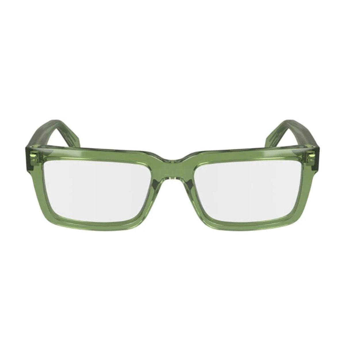 Calvin Klein Jeans CKJ24616 305 frame for men, green to dark green rectangle design. Available online at Optorium.
