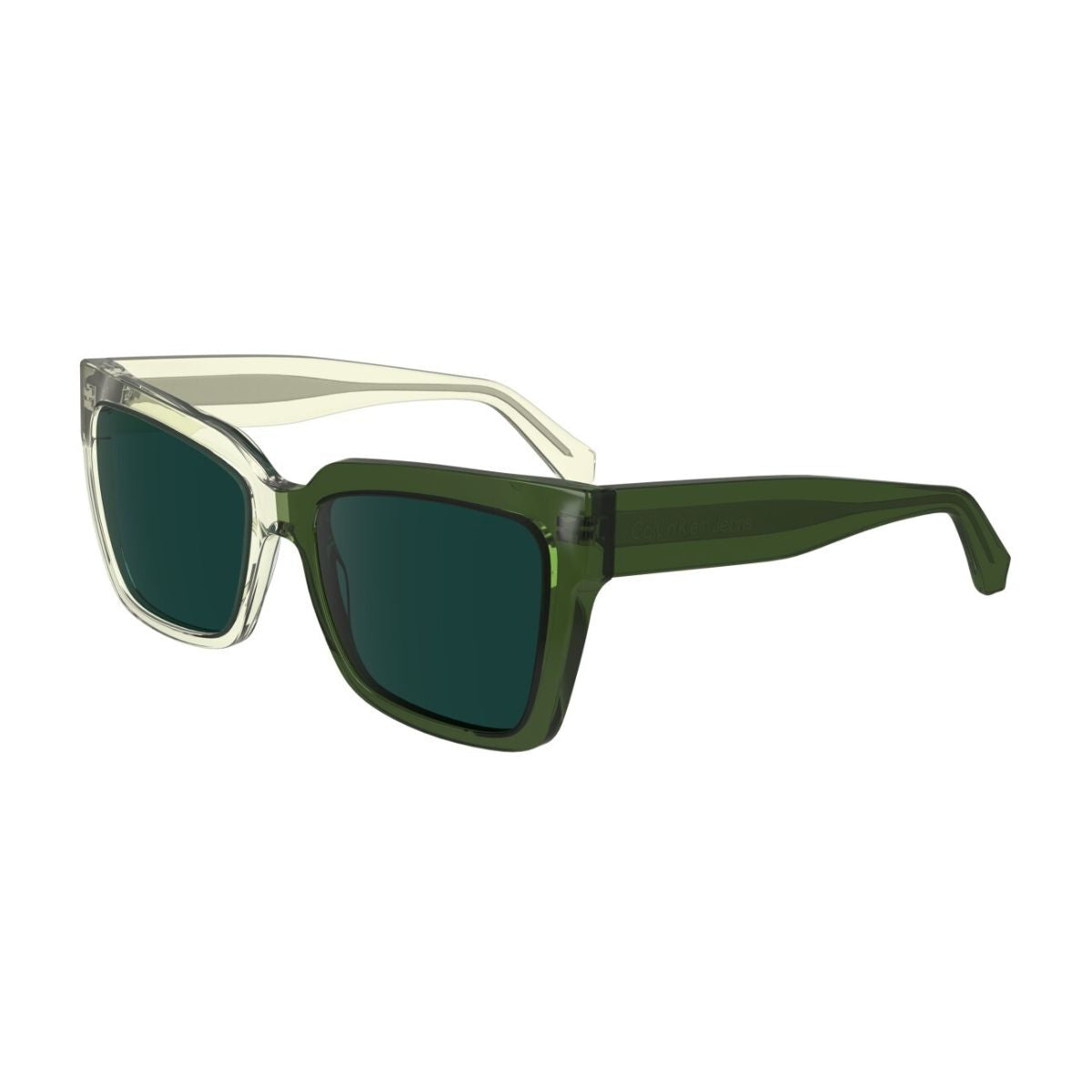 Stylish Calvin Klein Jeans 24606S 008 shades, light green UV protection lenses with color-changing frame. Shop now at Optorium.
