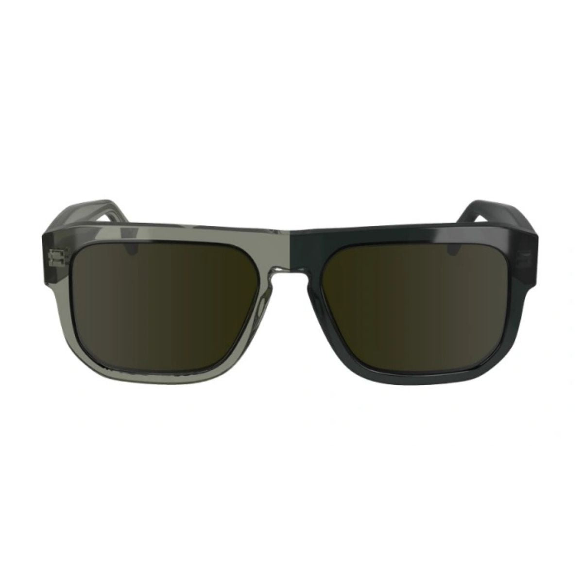 Calvin Klein Jeans 24607S 057 sunglasses for men, grey to dark grey square frame. Available online at Optorium.
