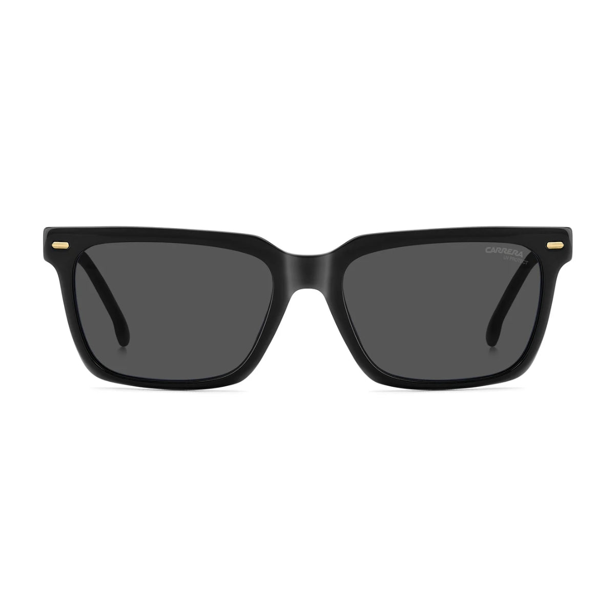 "Carrera Sunglasses 3056/S 807IR with black frame and grey lenses – unisex UV-protected eyewear, available at Optorium"