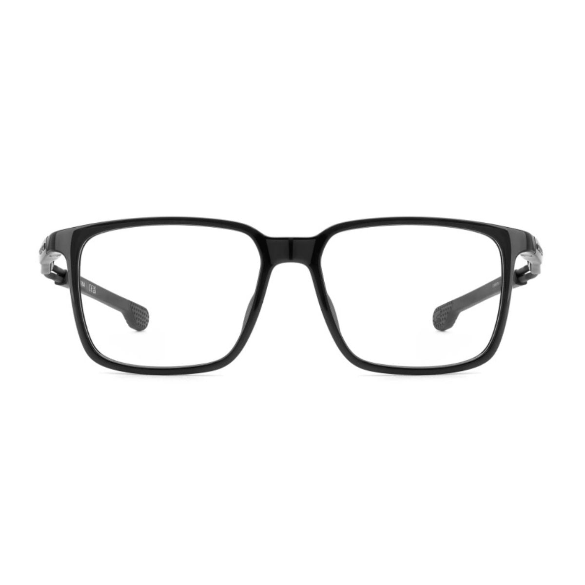 "Carrera 4415 807 square eyeglasses frame, black color, lightweight online at Optorium."
