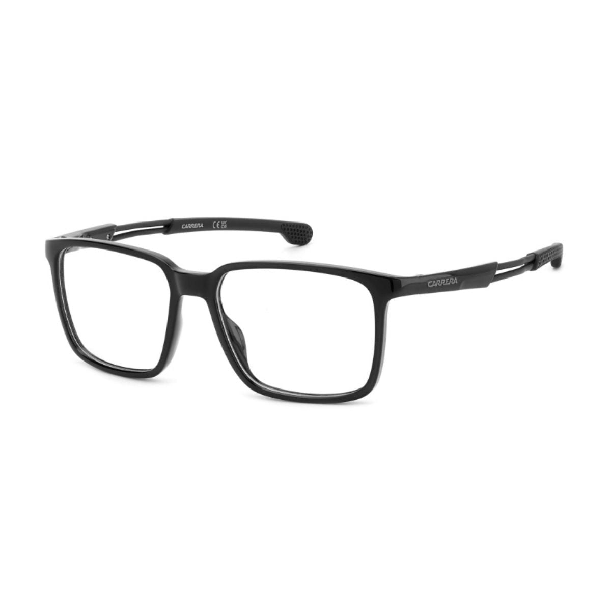 "Stylish Carrera 4415 807 square eyeglasses frame for men, black frame online at Optorium."
