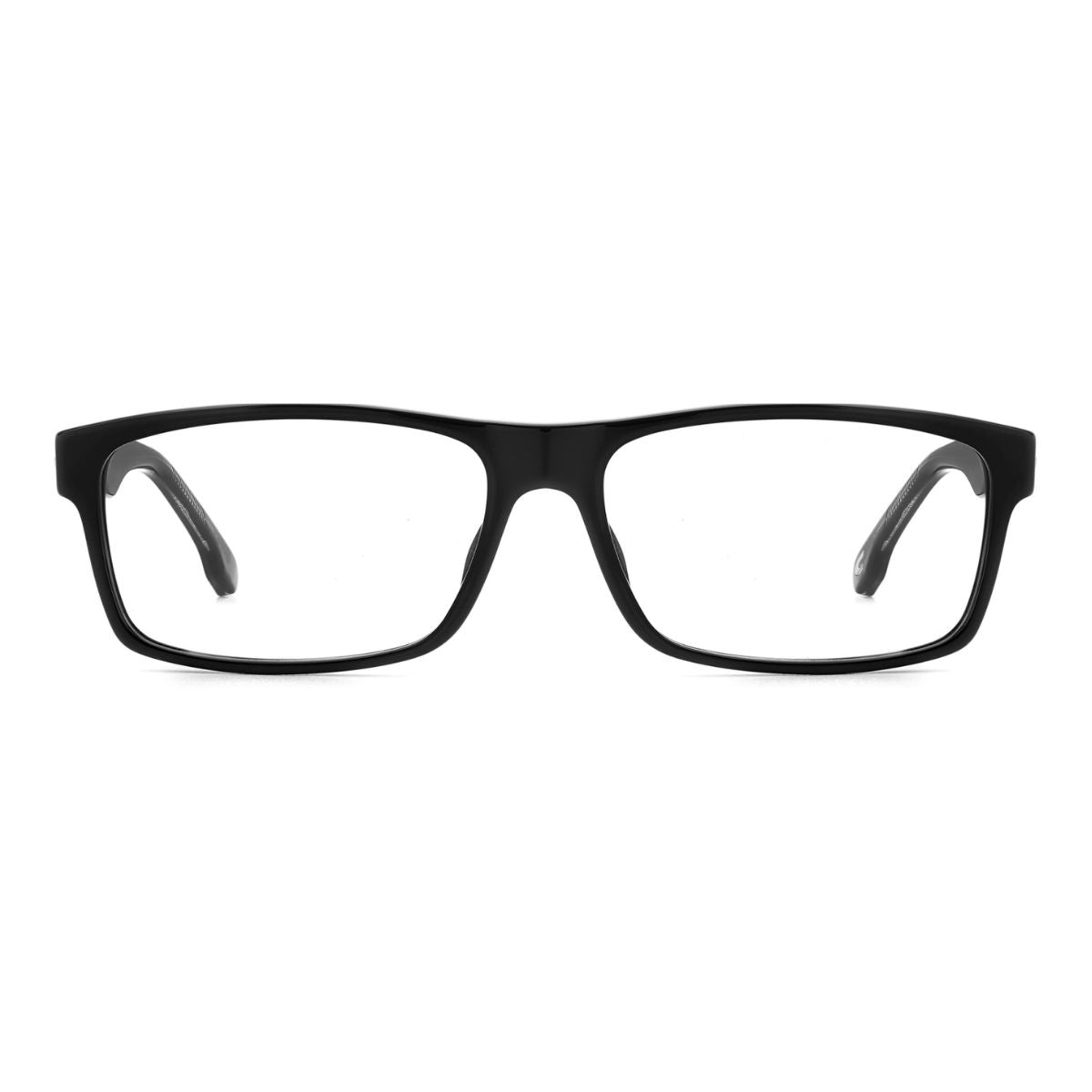 "Sleek Carrera 293 807 black rectangle unisex frame, shop online at Optorium"