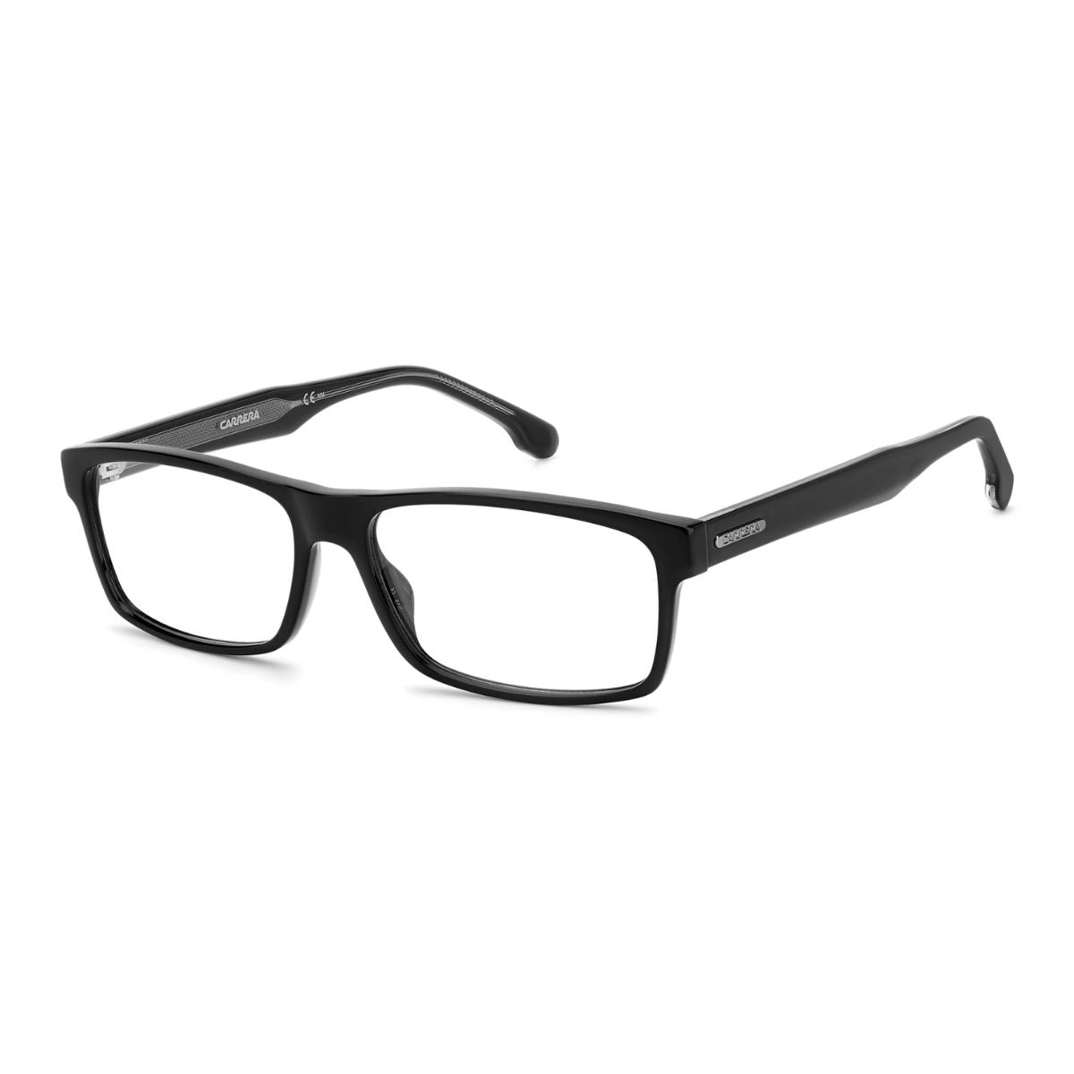 "Lightweight Carrera 293 807 black rectangle frame, perfect for all-day wear at Optorium"